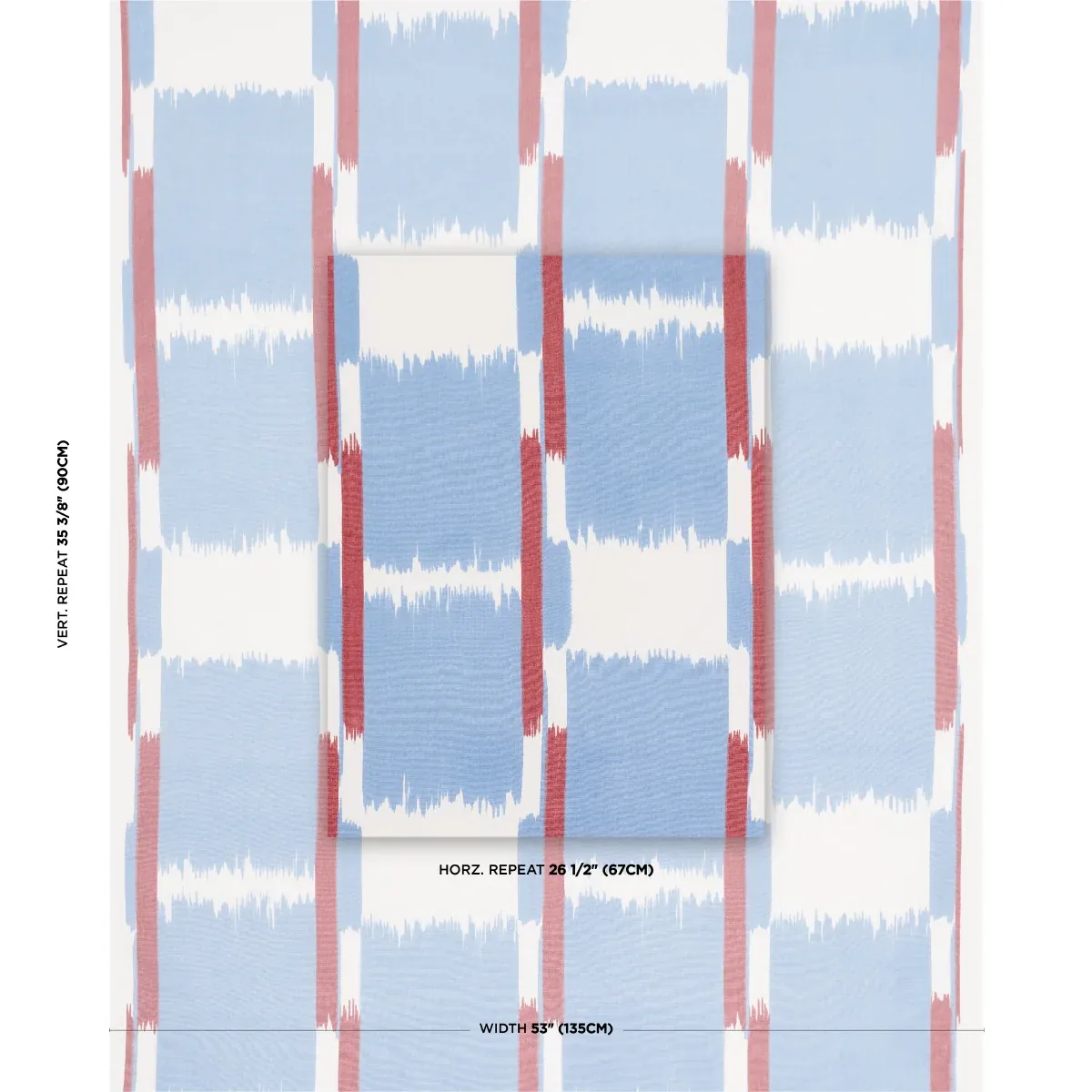 TUZLA Fabric – CHAMBRAY | Schumacher | Wallpaper Twins TUZLA fabric CHAMBRAY color by Schumacher