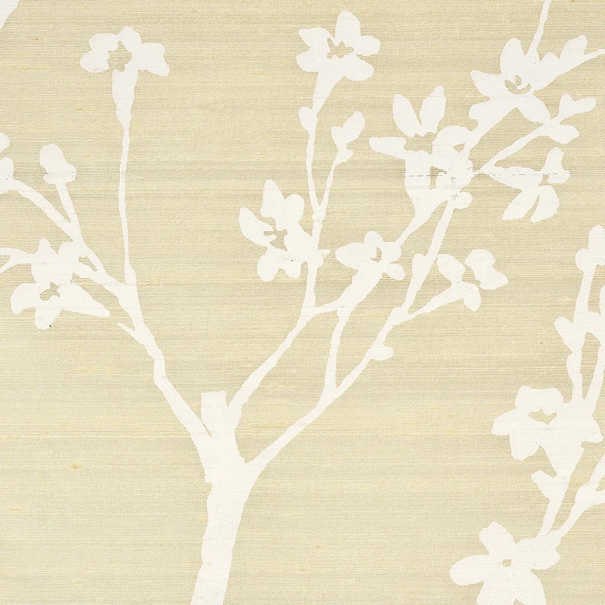 TWIGGY SILK Fabric – CHAMPAGNE | Schumacher | Wallpaper Twin TWIGGY SILK fabric CHAMPAGNE color by Schumacher
