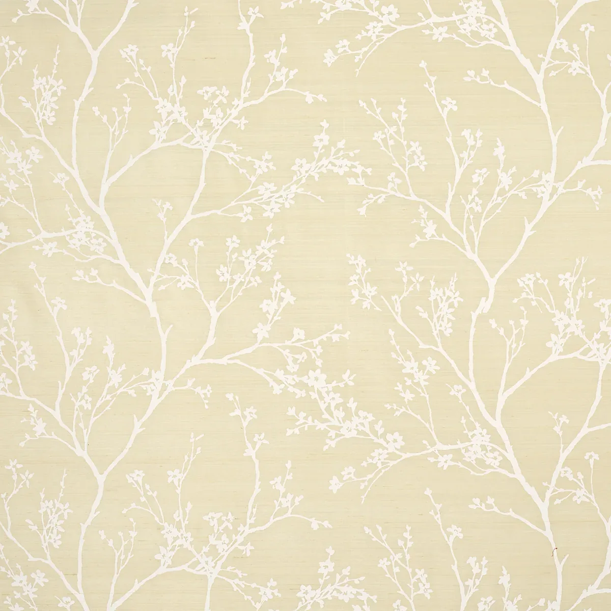 TWIGGY SILK fabric CHAMPAGNE color by Schumacher