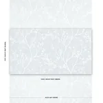 TWIGGY SILK Fabric – ICE | Schumacher | Wallpaper Twins TWIGGY SILK fabric ICE color by Schumacher