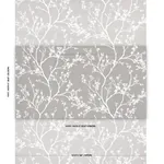 TWIGGY SILK Fabric – PEWTER | Schumacher | Wallpaper Twins TWIGGY SILK fabric PEWTER color by Schumacher