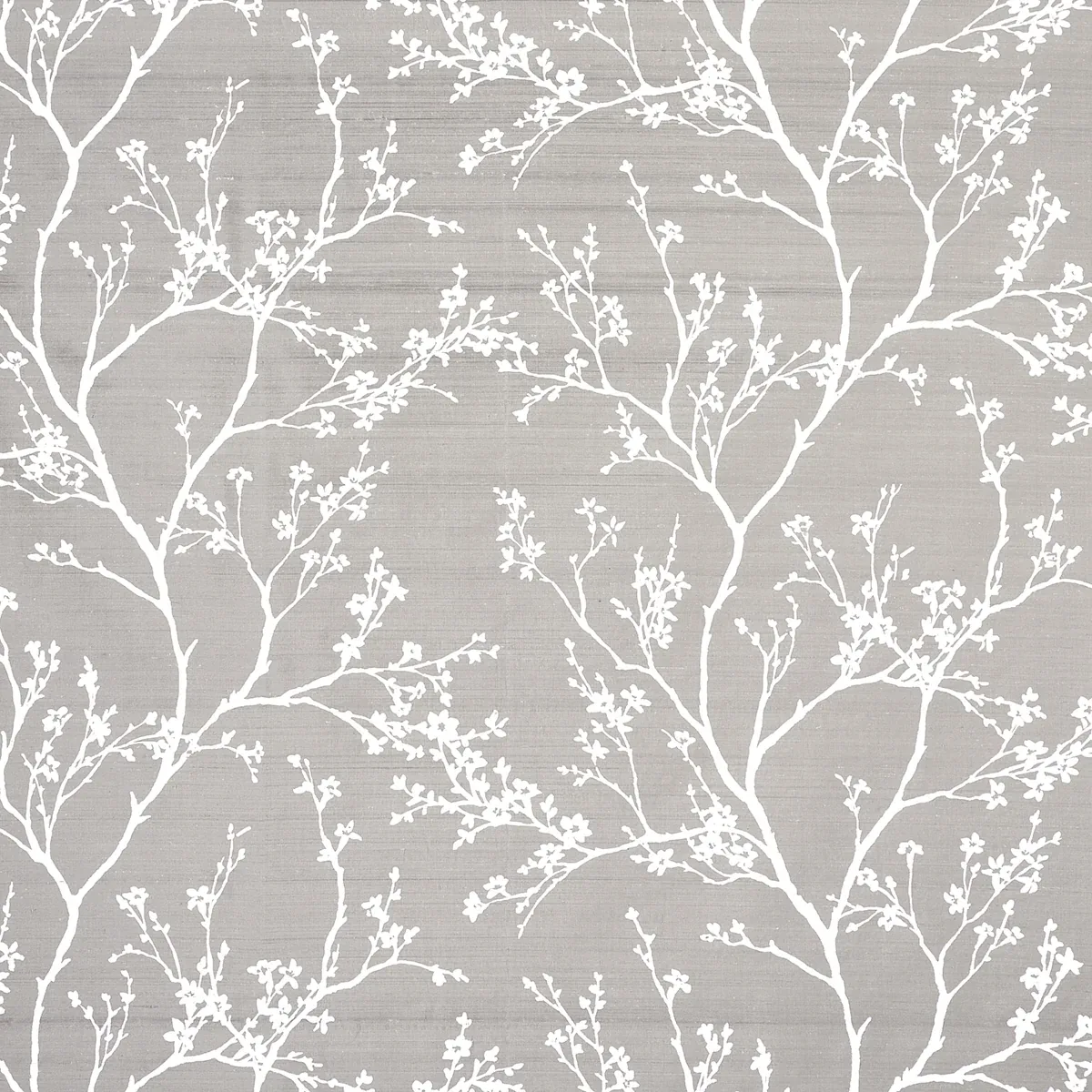 TWIGGY SILK fabric PEWTER color by Schumacher