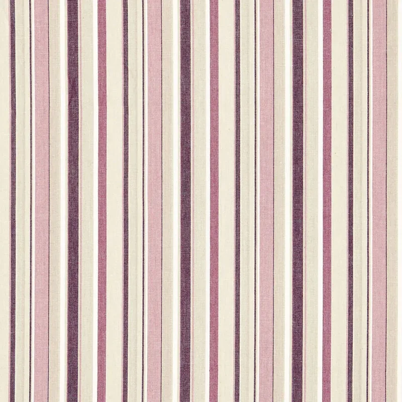TYBEE STRIPE fabric MULBERRY color by Schumacher