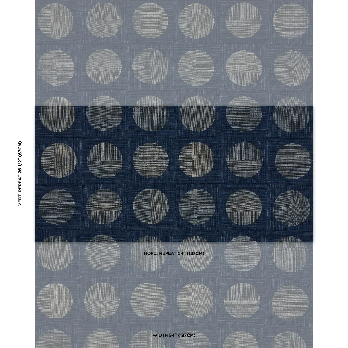 UNA HAND BLOCK PRINT Fabric – INDIGO | Schumacher | Wallpape UNA HAND BLOCK PRINT fabric INDIGO color by Schumacher