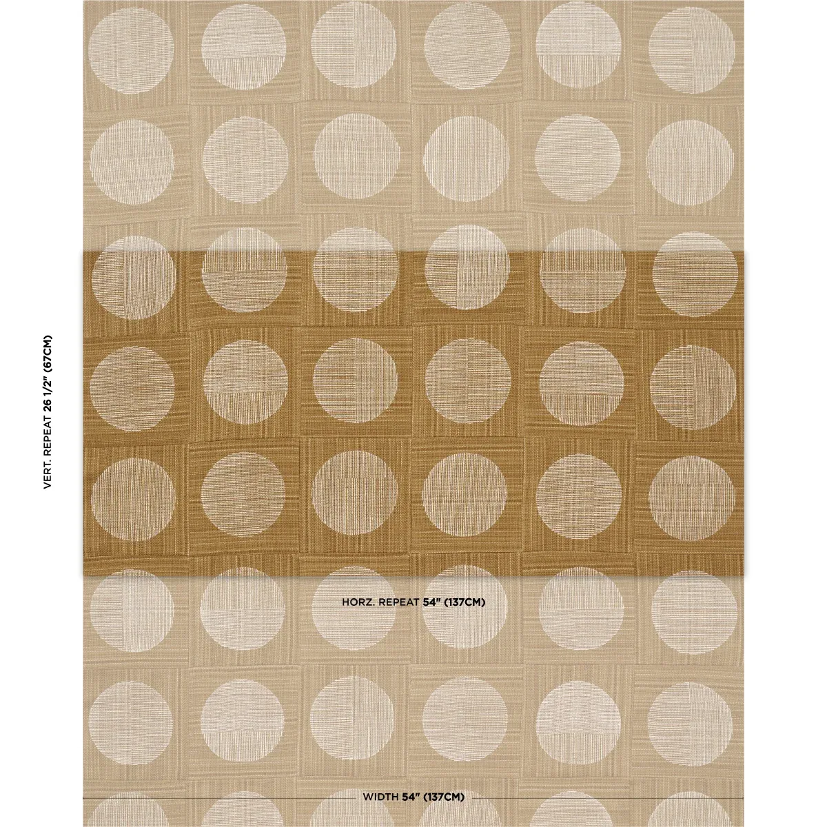 UNA HAND BLOCK PRINT Fabric – OCHRE | Schumacher | Wallpaper UNA HAND BLOCK PRINT fabric OCHRE color by Schumacher