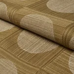UNA HAND BLOCK PRINT Fabric – OCHRE | Schumacher | Wallpaper UNA HAND BLOCK PRINT fabric OCHRE color by Schumacher