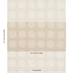UNA HAND BLOCK PRINT fabric SAND color by Schumacher