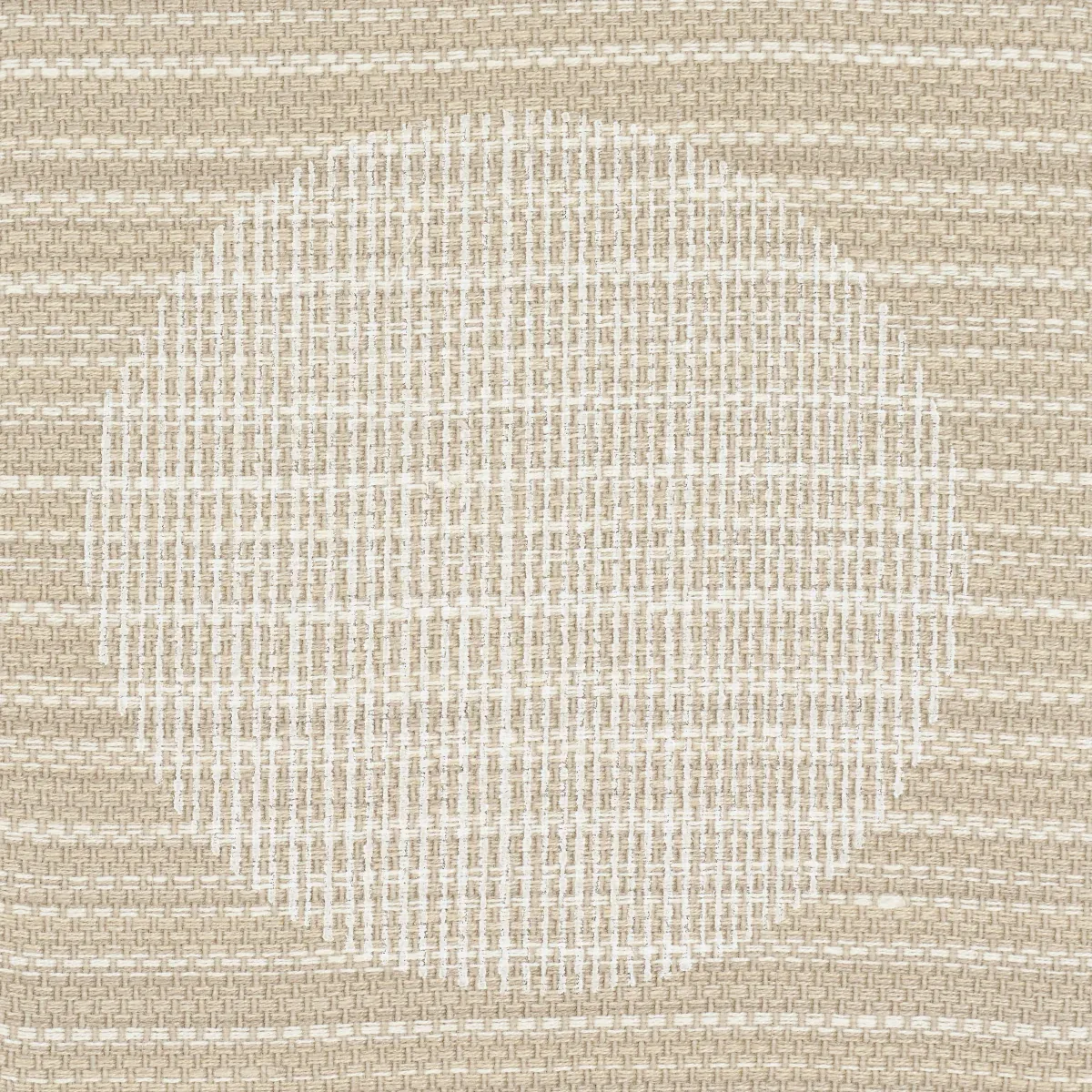 UNA HAND BLOCK PRINT fabric SAND color by Schumacher