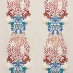 UNDER THE SEA Fabric – MULTI | Schumacher | Wallpaper Twins UNDER THE SEA fabric MULTI color by Schumacher