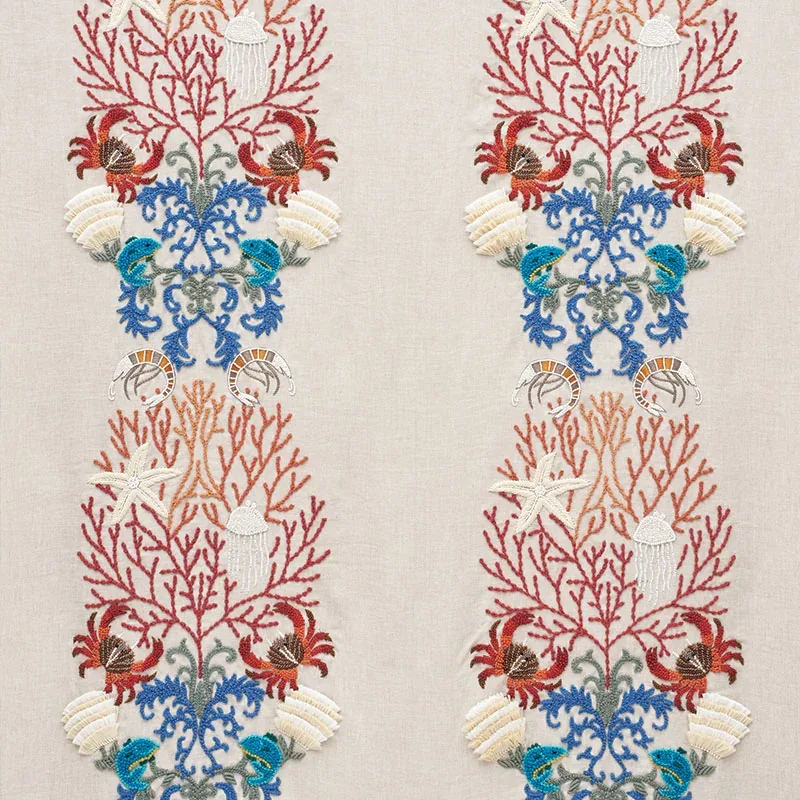 UNDER THE SEA fabric MULTI color by Schumacher