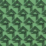 V STEP fabric LODEN color by Schumacher