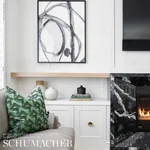 V STEP fabric LODEN color by Schumacher