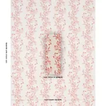 VAGARY VINES fabric CORAL color by Schumacher