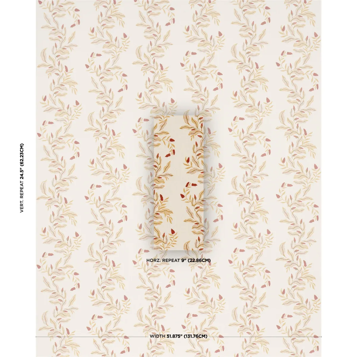 VAGARY VINES Fabric – HONEYCOMB | Schumacher | Wallpaper Twi VAGARY VINES fabric HONEYCOMB color by Schumacher