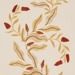 VAGARY VINES Fabric – HONEYCOMB | Schumacher | Wallpaper Twi VAGARY VINES fabric HONEYCOMB color by Schumacher