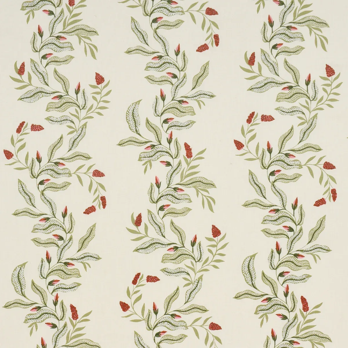 VAGARY VINES fabric WATERMELON color by Schumacher
