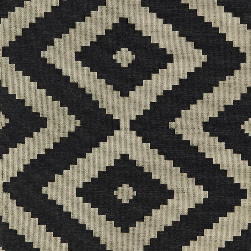 VAIL CHENILLE fabric RAVEN color by Schumacher