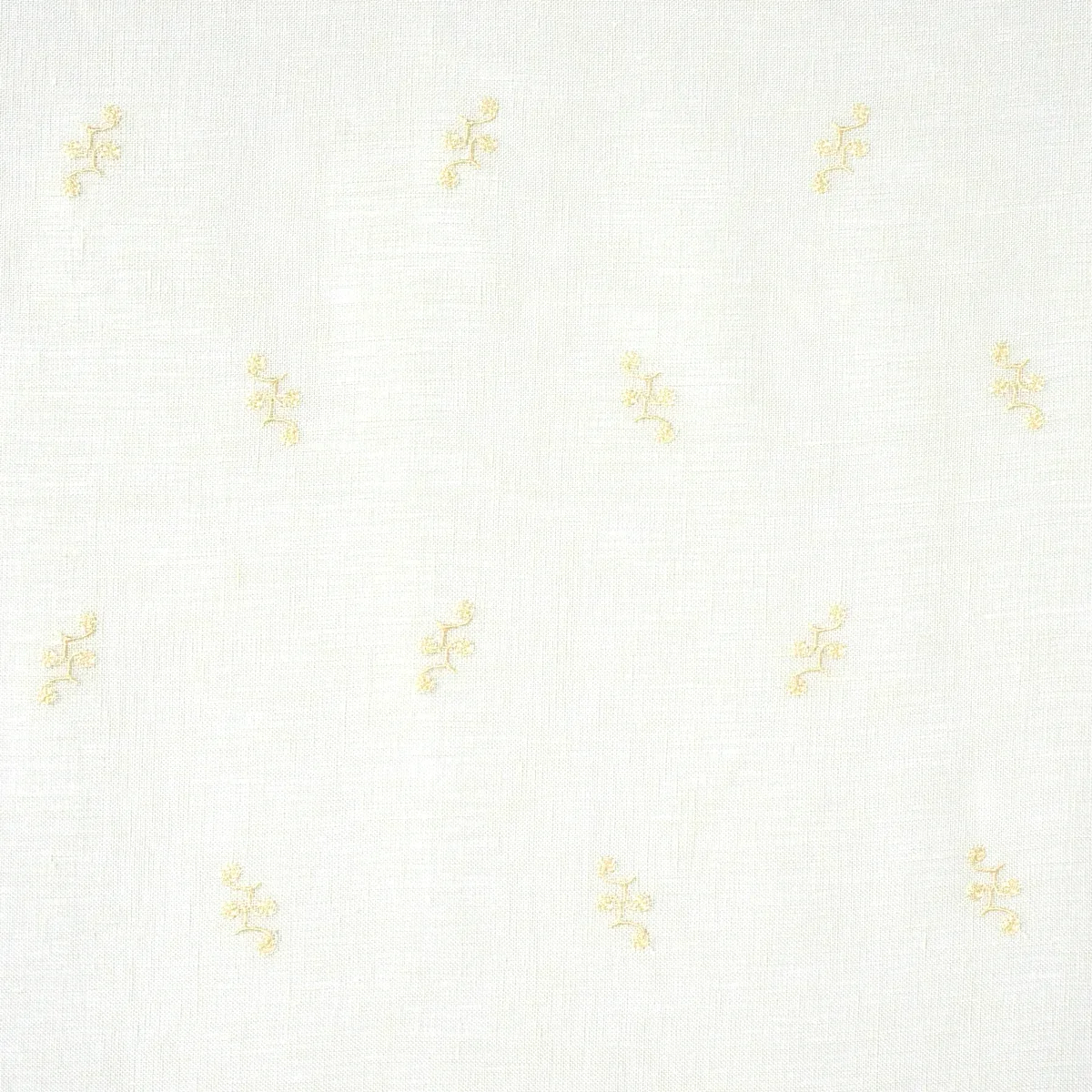VALE EMBROIDERED SHEER fabric IVORY color by Schumacher