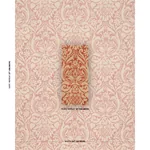 VALENCAY DAMASK Fabric – TERRACOTTA | Schumacher | Wallpaper VALENCAY DAMASK fabric TERRACOTTA color by Schumacher