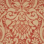 VALENCAY DAMASK Fabric – TERRACOTTA | Schumacher | Wallpaper VALENCAY DAMASK fabric TERRACOTTA color by Schumacher