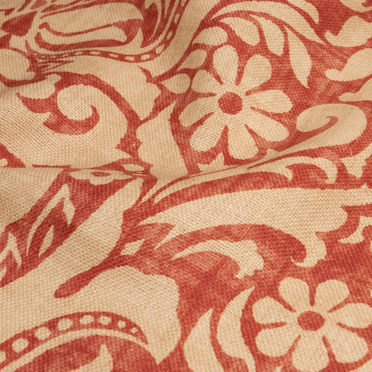 VALENCAY DAMASK Fabric – TERRACOTTA | Schumacher | Wallpaper VALENCAY DAMASK fabric TERRACOTTA color by Schumacher