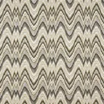 VALKYRIE FLAME STITCH fabric SHALE color by Schumacher