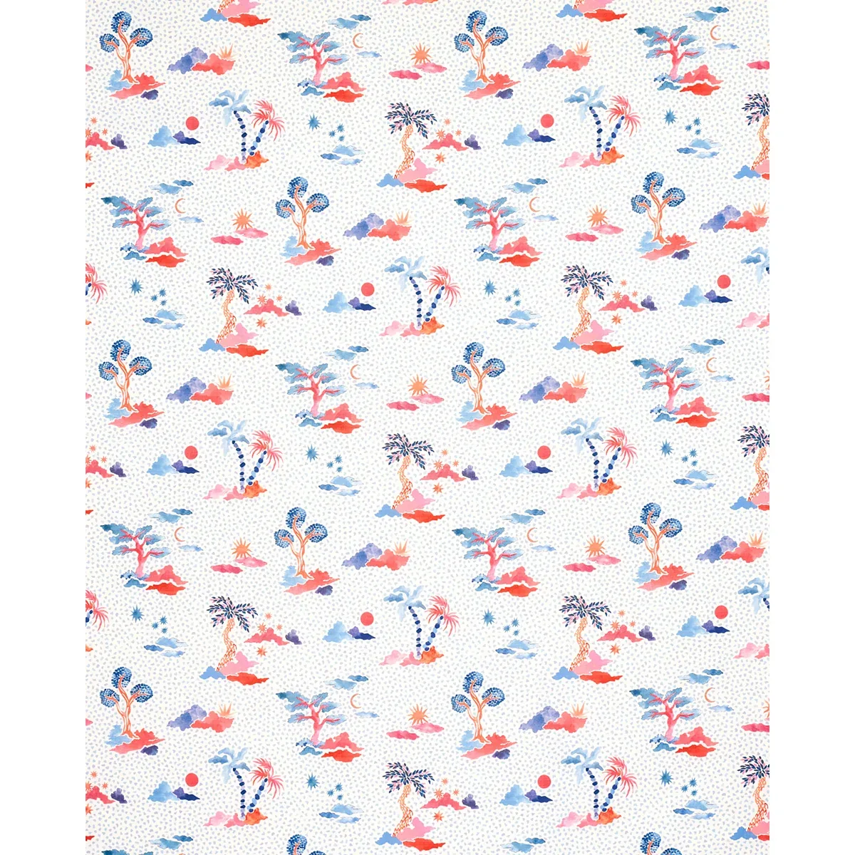VALLETTA Fabric – SKY AND PINK | Schumacher | Wallpaper Twin VALLETTA fabric SKY AND PINK color by Schumacher
