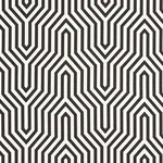 VANDERBILT PRINT Fabric – NOIR | Schumacher | Wallpaper Twin VANDERBILT PRINT fabric NOIR color by Schumacher