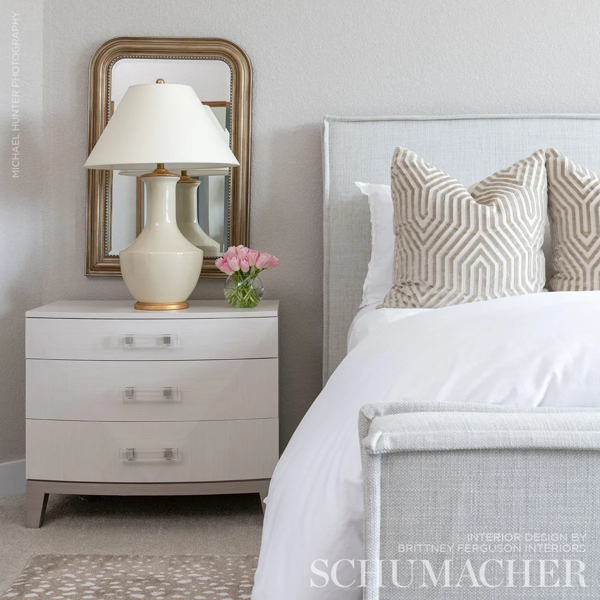 VANDERBILT VELVET Fabric – DOVE | Schumacher | Wallpaper Twi VANDERBILT VELVET fabric DOVE color by Schumacher