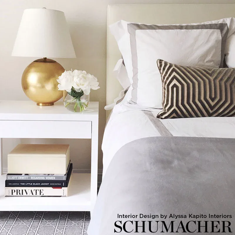 VANDERBILT VELVET Fabric – DOVE | Schumacher | Wallpaper Twi VANDERBILT VELVET fabric DOVE color by Schumacher