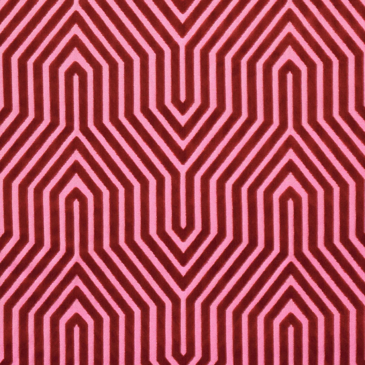 VANDERBILT VELVET fabric FUCHSIA color by Schumacher