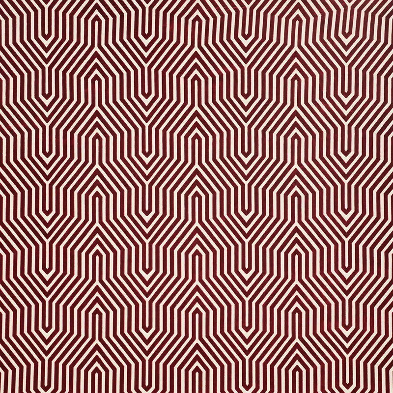 VANDERBILT VELVET Fabric – GARNET | Schumacher | Wallpaper T VANDERBILT VELVET fabric GARNET color by Schumacher