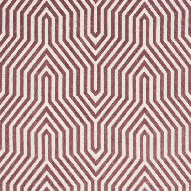 VANDERBILT VELVET fabric LILAC color by Schumacher