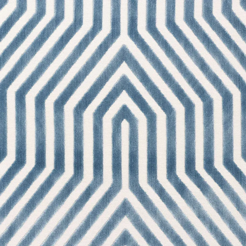VANDERBILT VELVET Fabric – MARINE | Schumacher | Wallpaper T VANDERBILT VELVET fabric MARINE color by Schumacher