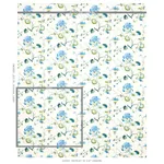 VASILY LINEN Fabric – GREEN AND BLUE | Schumacher | Wallpape VASILY LINEN fabric GREEN AND BLUE color by Schumacher