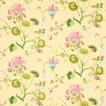 VASILY LINEN Fabric – GREEN AND YELLOW | Schumacher | Wallpa VASILY LINEN fabric GREEN AND YELLOW color by Schumacher