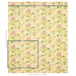VASILY LINEN Fabric – GREEN AND YELLOW | Schumacher | Wallpa VASILY LINEN fabric GREEN AND YELLOW color by Schumacher
