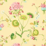 VASILY LINEN Fabric – GREEN AND YELLOW | Schumacher | Wallpa VASILY LINEN fabric GREEN AND YELLOW color by Schumacher
