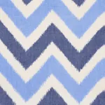 VEDADO IKAT fabric INDIGO color by Schumacher