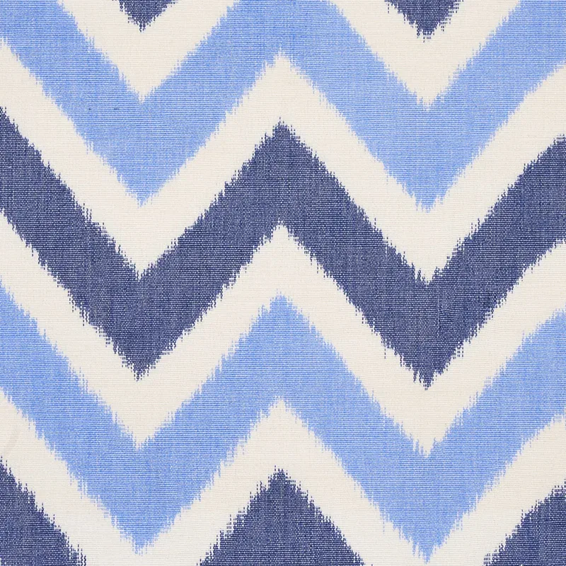 VEDADO IKAT fabric INDIGO color by Schumacher