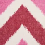 VEDADO IKAT fabric PINK color by Schumacher