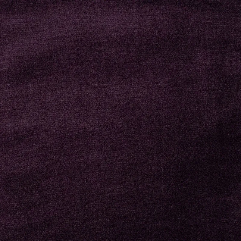 VENETIAN SILK VELVET fabric AUBERGINE color by Schumacher