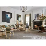 VENETIAN SILK VELVET fabric BRONZE color by Schumacher