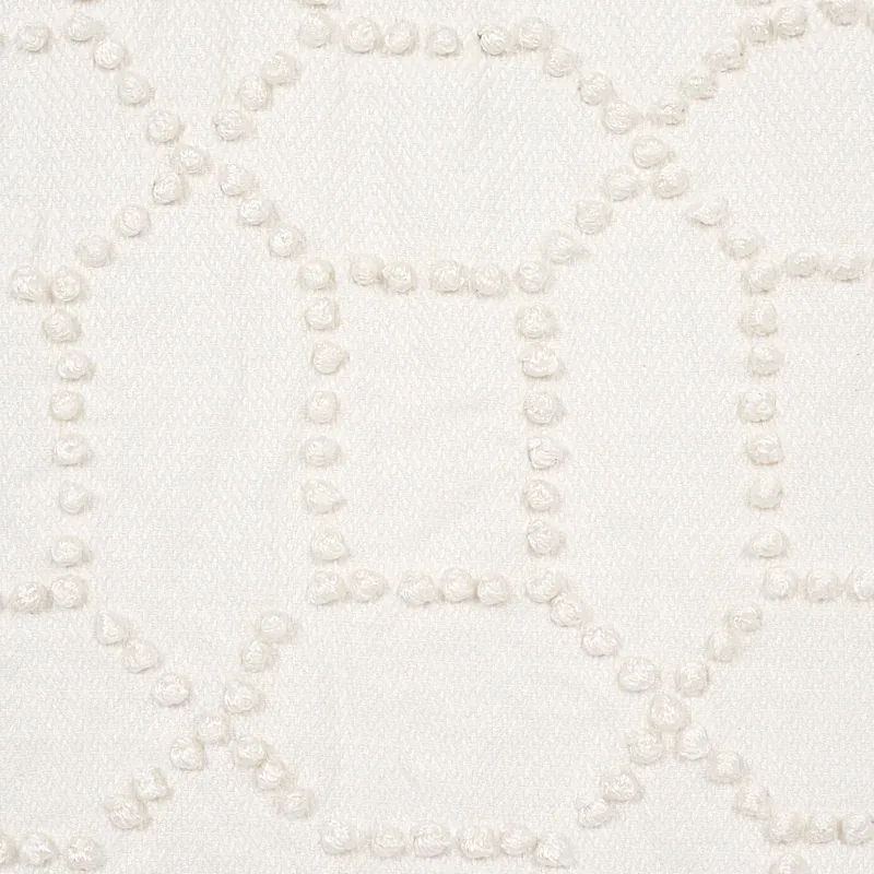 Vento Embroidery fabric IVORY color by Schumacher