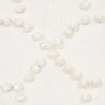 Vento Embroidery fabric IVORY color by Schumacher