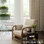 Vento Embroidery Fabric – NATURAL | Schumacher | Wallpaper T Vento Embroidery fabric NATURAL color by Schumacher