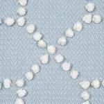 Vento Embroidery Fabric – SKY | Schumacher | Wallpaper Twins Vento Embroidery fabric SKY color by Schumacher