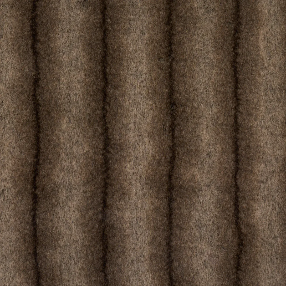 VERBIER FAUX FUR fabric CHOCOLATE color by Schumacher