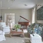VERDURE TAPESTRY Fabric – PEACOCK | Schumacher | Wallpaper T VERDURE TAPESTRY fabric PEACOCK color by Schumacher
