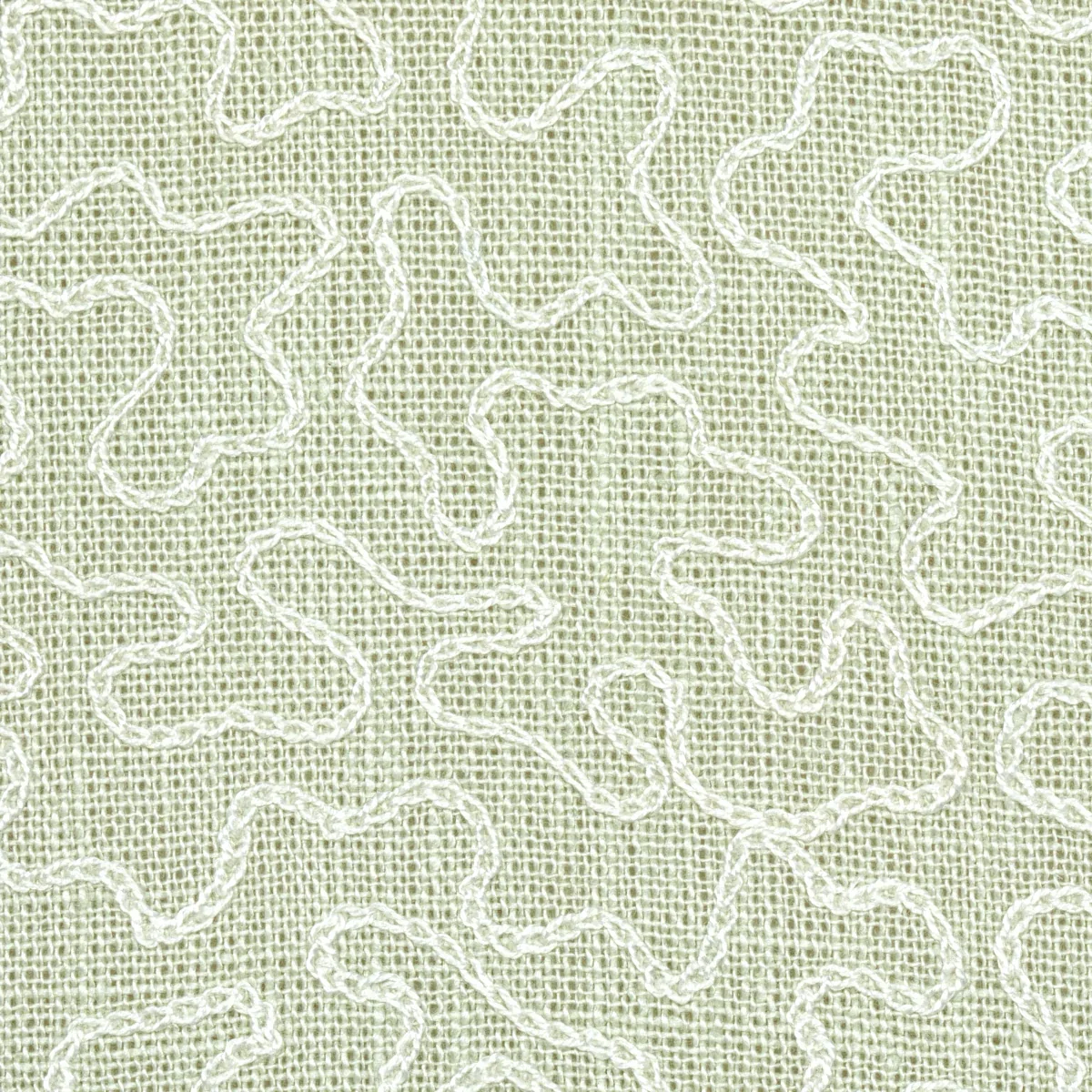 VERMICELLI EMBROIDERY Fabric – MING | Schumacher | Wallpaper VERMICELLI EMBROIDERY fabric MING color by Schumacher